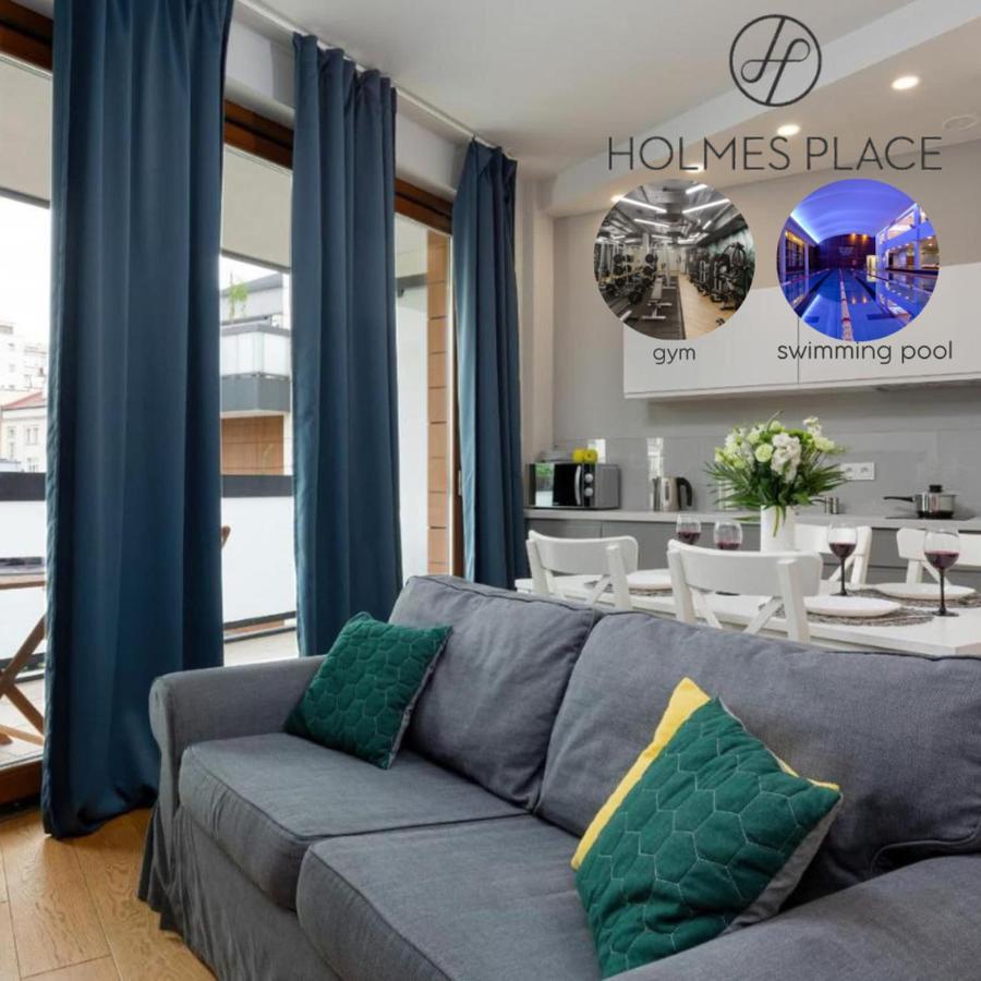 Modern Apartment With Pool Near Golden Terraces 바르샤바 외부 사진